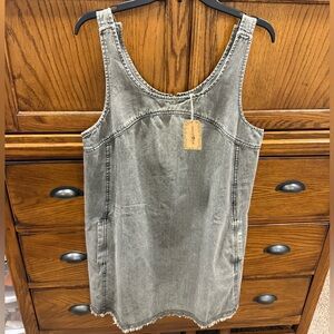 NATURAL LIFE 🌺NWT Gray Denim Sleeveless Dress